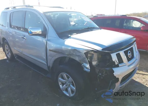 2011 Nissan Armada Sv from USA, damaged, VIN 5N1BA0ND7BN616037